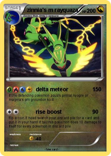Pokemon zinnia's m rayquaza