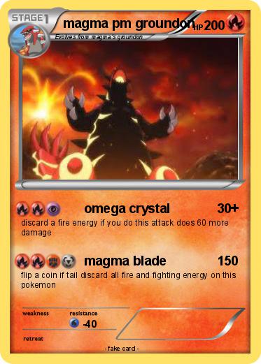 Pokemon magma pm groundon