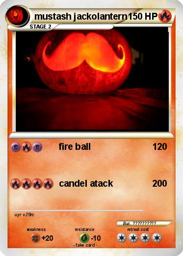 Pokemon mustash jackolantern