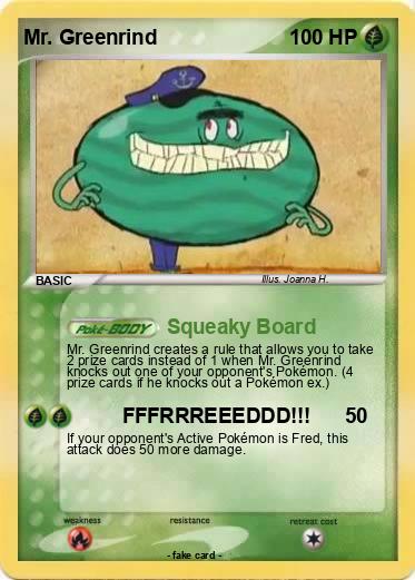 Pokemon Mr. Greenrind