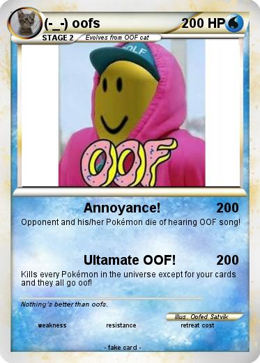 Pokemon (-_-) oofs