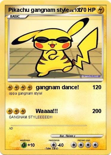 Pokemon Pikachu gangnam style