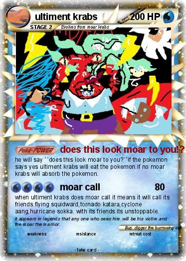 Pokemon ultiment krabs