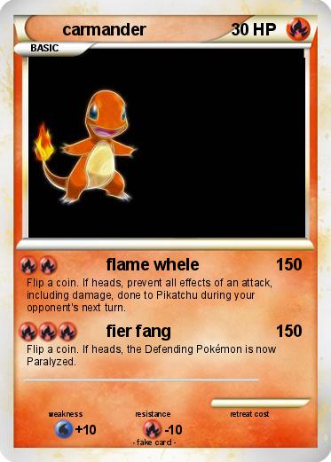 Pokemon carmander