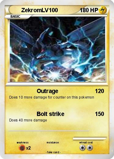 Pokemon ZekromLV100