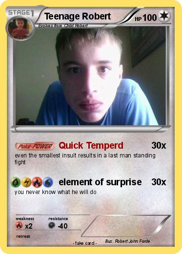 Pokemon Teenage Robert