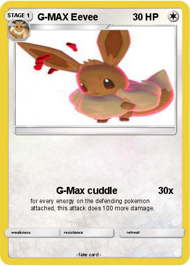Pokemon G-MAX Eevee