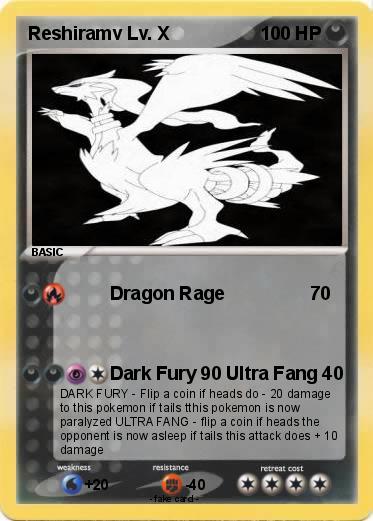 Pokemon Reshiramv Lv. X