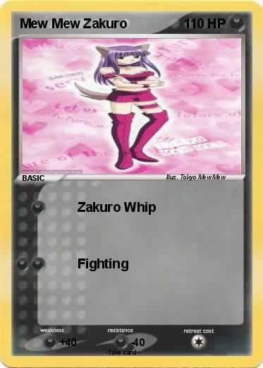 Pokemon Mew Mew Zakuro