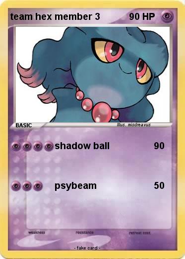 Pokemon team hex member 3