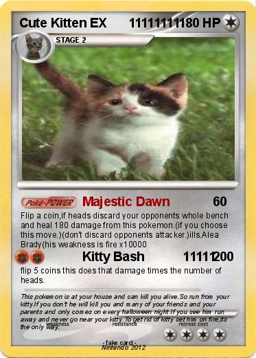 Pokemon Cute Kitten EX      11111111