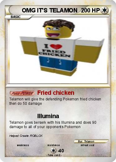 Pokemon Omg It S Telamon - roblox telamon chicken
