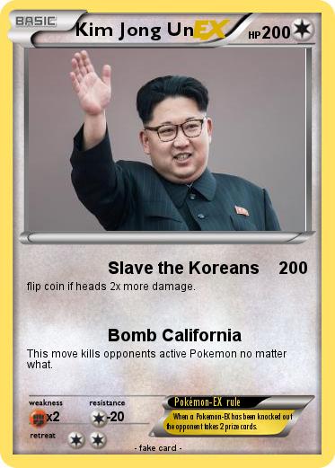 Pokemon Kim Jong Un