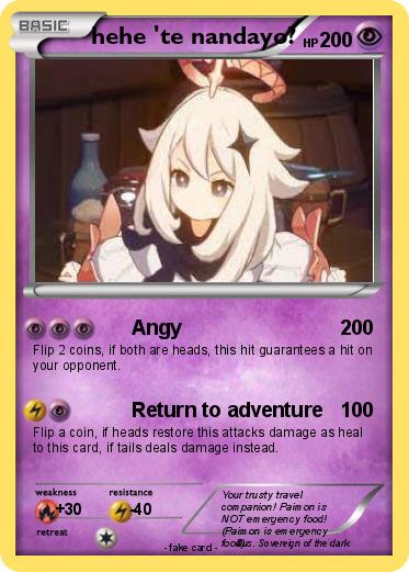 Pokemon hehe 'te nandayo?