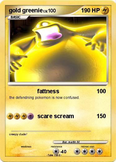 Pokemon gold greenie