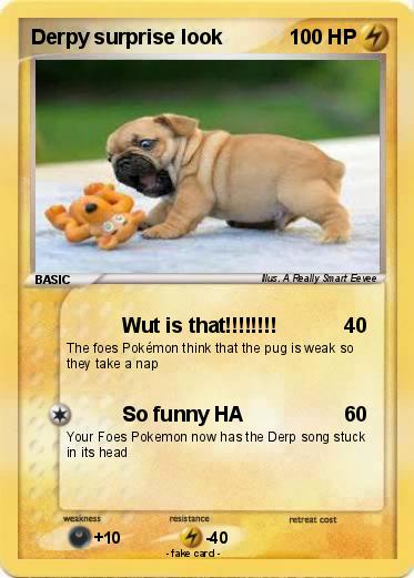 Pokemon Derpy surprise look