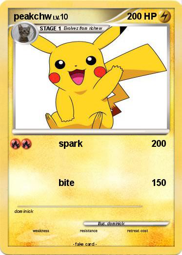 Pokemon peakchw