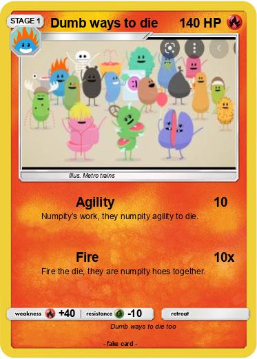 Pokemon Dumb ways to die