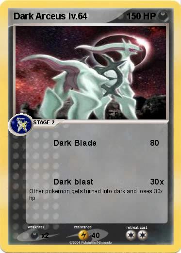 Pokemon Dark Arceus lv.64