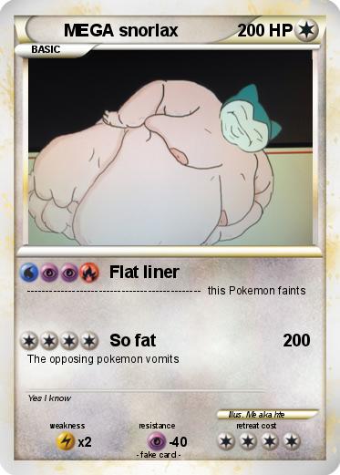 Pokemon MEGA snorlax