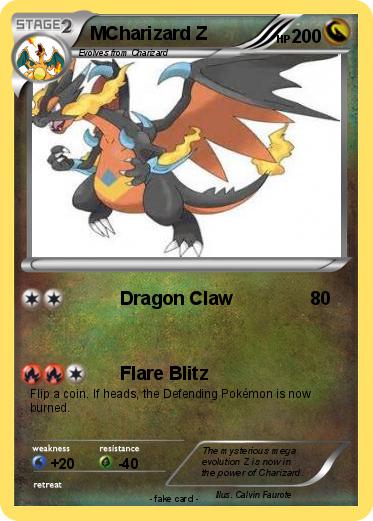 Pokemon MCharizard Z