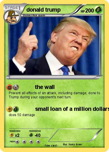 Pokemon donald trump