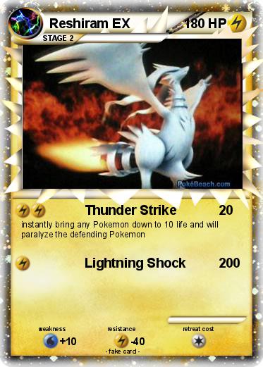 Pokemon Reshiram EX