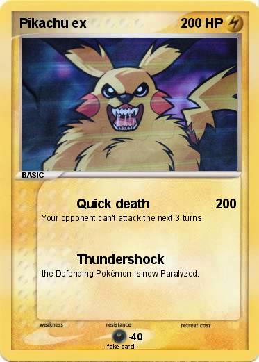Pokemon Pikachu ex