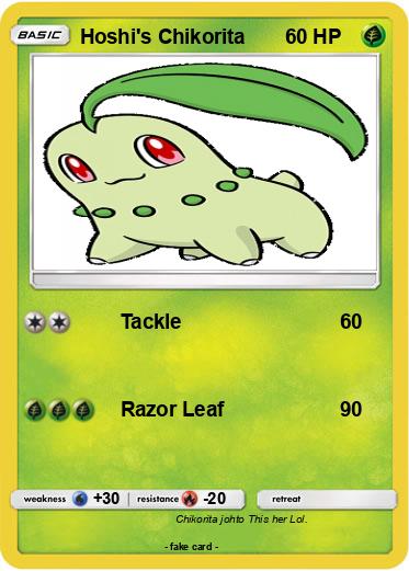 Pokemon Hoshi's Chikorita
