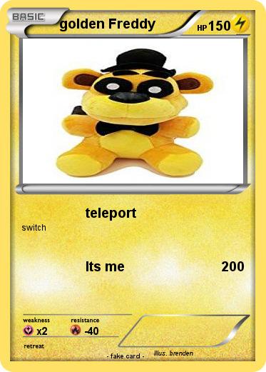 Pokemon golden Freddy