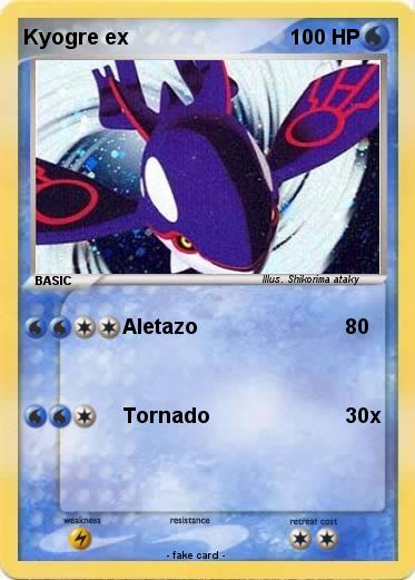 Pokemon Kyogre ex
