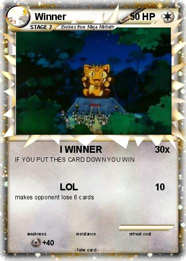 Pokemon Winner