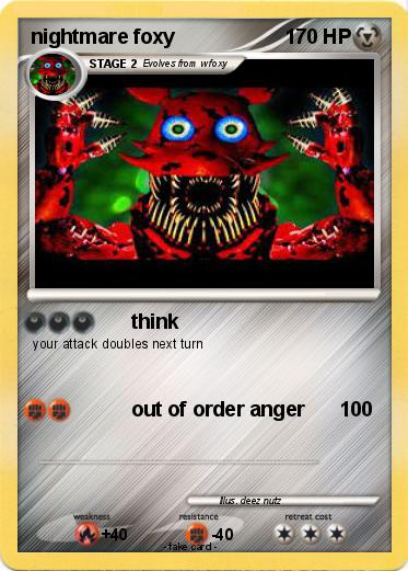 Pokemon nightmare foxy