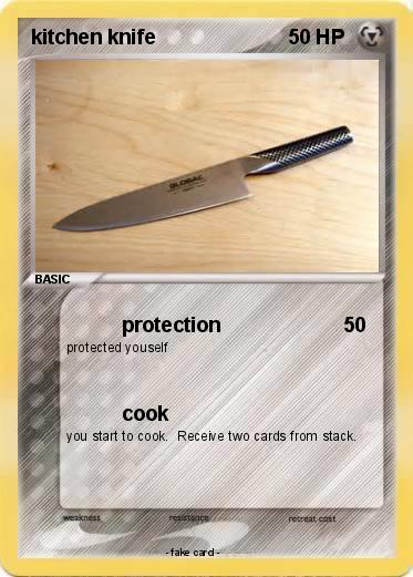 Pokemon kitchen knife