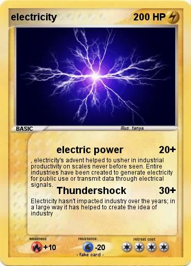 Pokemon electricity