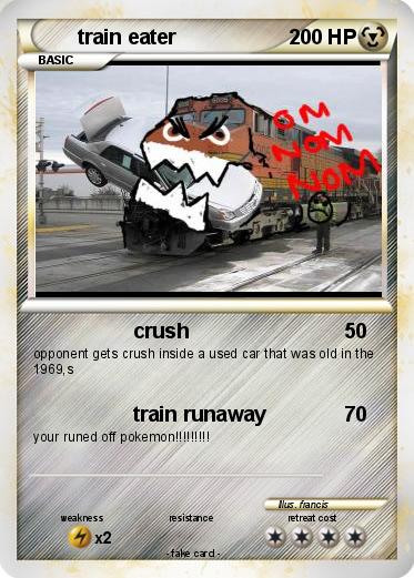 Pokemon train eater