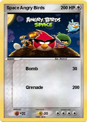 Pokemon Space Angry Birds