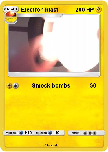 Pokemon Electron blast