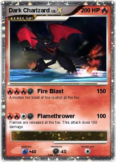 Pokemon Dark Charizard