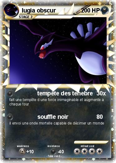 Pokemon lugia obscur