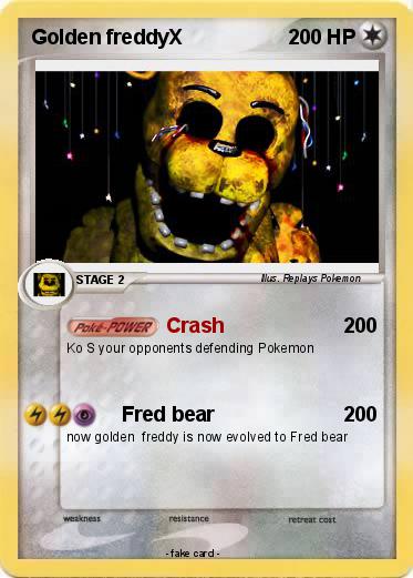 Pokemon Golden freddyX