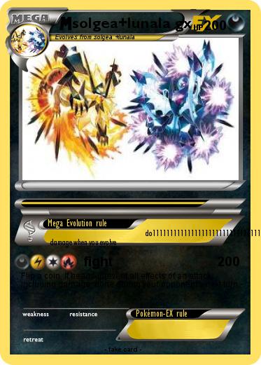 Pokemon solgea+lunala gx