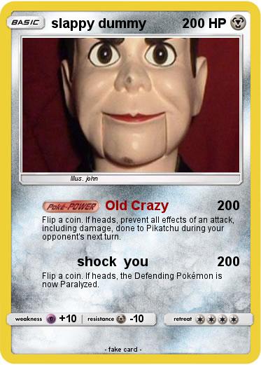 Pokemon slappy dummy