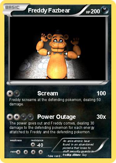 Pokemon Freddy Fazbear