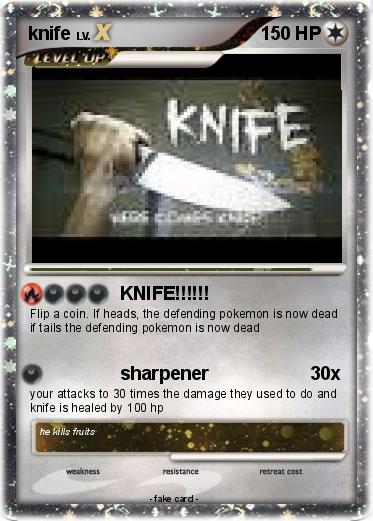 Pokemon knife