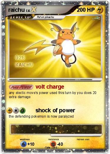 Pokemon raichu