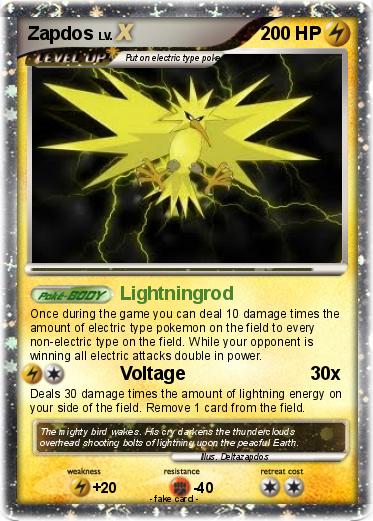 Pokemon Zapdos