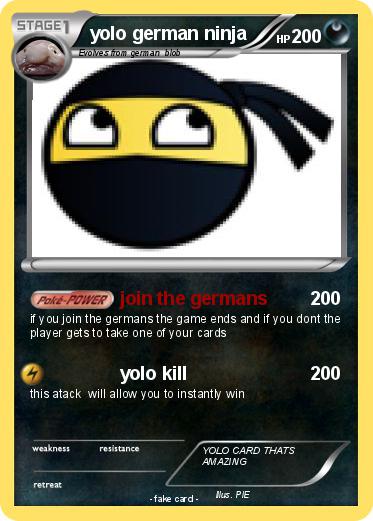 Pokemon yolo german ninja