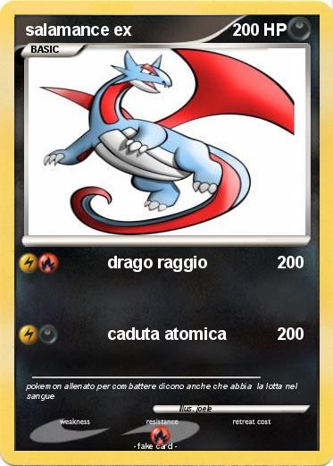 Pokemon salamance ex