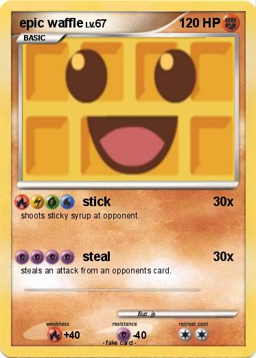 Pokemon epic waffle